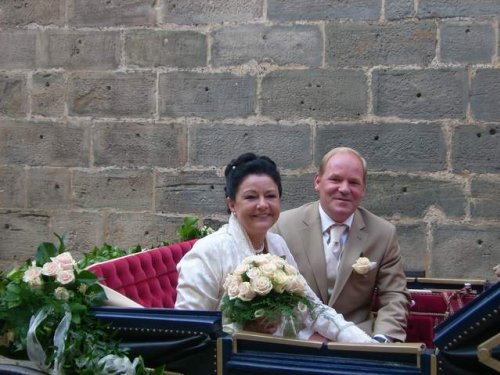 Das glückliche Brautpaar