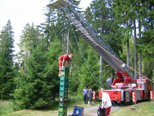 Feuerwehr und Bergwacht Hand in Hand
