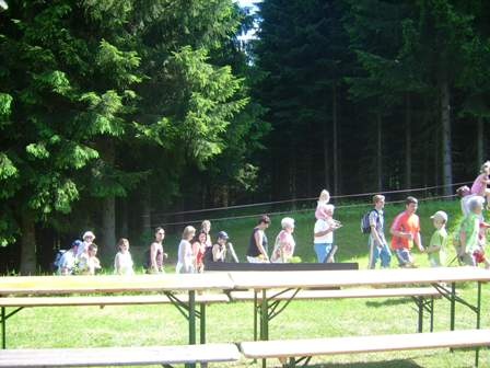 Kindergarten zu Besuch