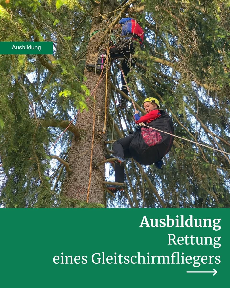 AUSBILDUNG RETTUNG EINES GLEITSCHIRMFLIEGERS - Bild 1