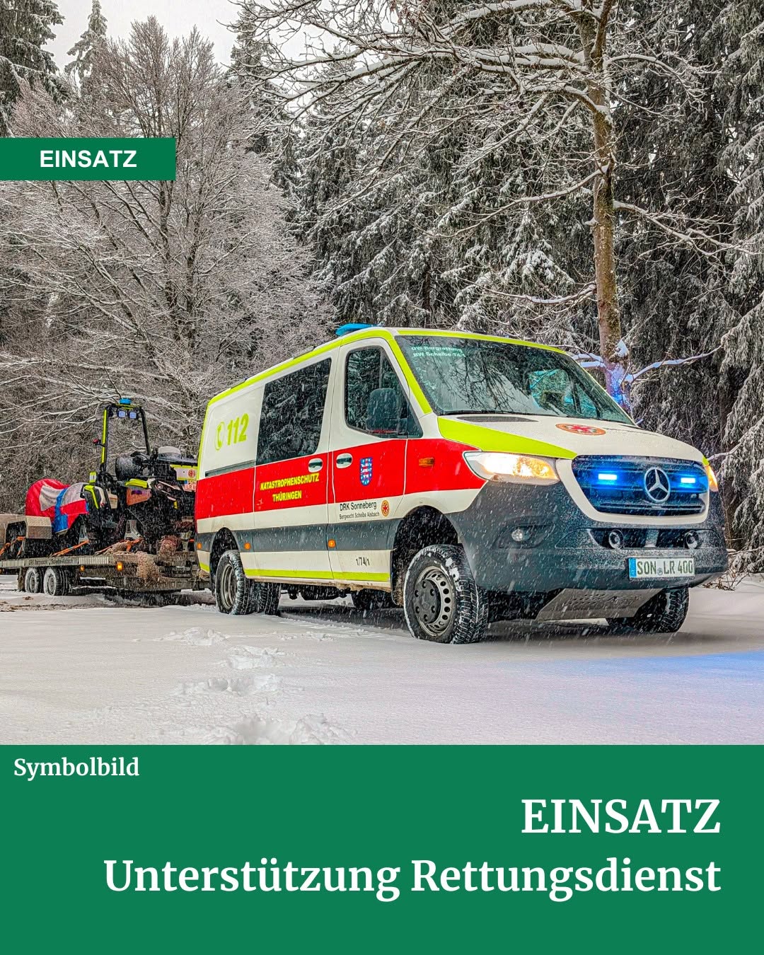 Unterstützung Rettungsdienst vom 09.01.2026 - Bild 1
